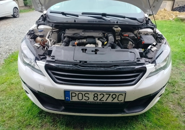 Peugeot 308 cena 26700 przebieg: 210000, rok produkcji 2014 z Mieszkowice małe 154